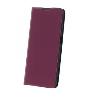 TechWave Elegant Smart case for iPhone 15 burgundy