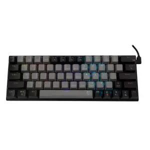 WHITE SHARK MECHANICAL KEYBOARD US BLUE SWITCH WAKIZASHI GREY/BLACK