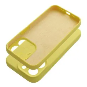 Case SILICONE 2mm for IPHONE 12 lemon