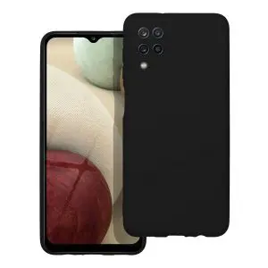 SILICONE case for SAMSUNG A12 black