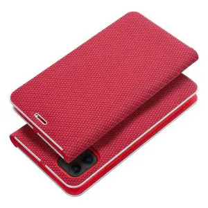 LUNA Book Carbon for IPHONE 16 Plus red