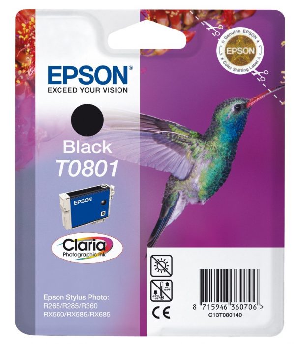 EPSON Cartridge Black C13T08014021 C13T08014021 1