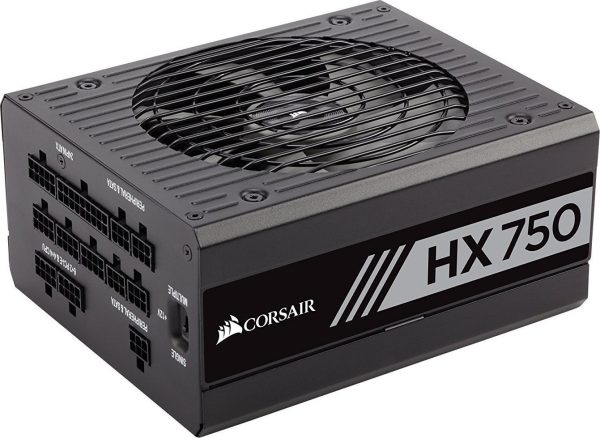 CORSAIR PSU 750W CMPSU-HX750EU CP-9020137-EU, PLATINUM CERTIFIED FULLY MODULAR, 13,5CM QUIET & COOL FAN, 5YW. 1