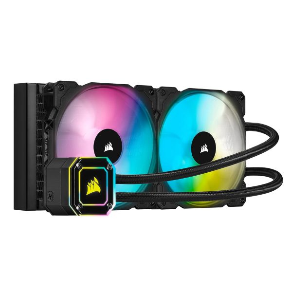 CORSAIR HYDRO COOLER H100i RGB ELITE CAPELLIX CW-9060046-WW, 240MM, INTEL LGA 1200/1150/1151/1155/1156/1366/2011/2066, AMD AM3/AM2/AM4/TR4/TRX4, 5YW. 71 4r2o K5L. SL1500 1