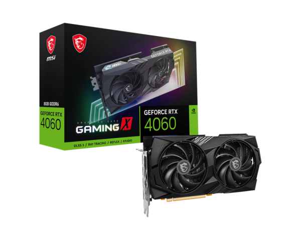 MSI VGA PCI-E NVIDIA GF RTX 4060 GAMING X 8G, 8GB/128BIT, GDDR6, HDMI/3x DISPLAY PORT, DUAL FAN, 2 SLOT FANSINK, 3YW. RTX 4060 GAMING X first 1