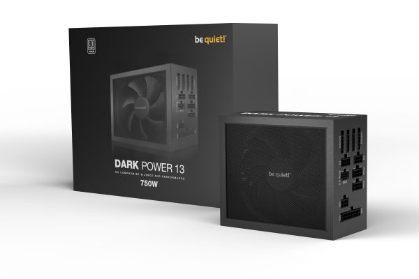 BEQUIET PSU DARK POWER 13 750W BN333, TITANIUM CERTIFIED, MODULAR CABLES, SILENT WINGS 135MM FAN, 10YW. BN333 1