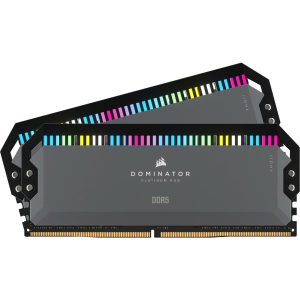 CORSAIR RAM DIMM XMS5 KIT 2x16GB CMT32GX5M2B5200Z40, DDR5, 5200MHz, LATENCY 40-40-40-77, 1.25V, DOMINATOR PLATINUM RGB DDR5, DUAL PROFILE INTEL XMP & AMD EXPO, RGB LED, GREY, LTW. 20220929124833 d539930d 1