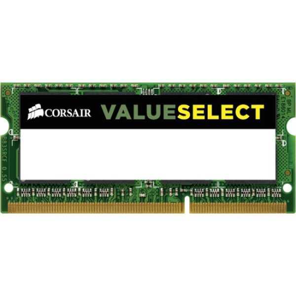 CORSAIR RAM SODIMM XMS3 4GB CMSO4GX3M1C1333C9, DDR3, 1333MHz, LATENCY 9-9-9-24, VALUE SELECT, BLACK, LTW. 12068949 3352 1 1