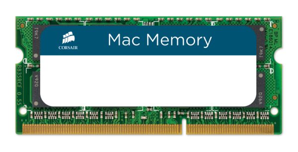 CORSAIR RAM SODIMM XMS3 8GB CMSA8GX3M1A1333C9, DDR3, 1333MHz, LATENCY 9-9-9-24, 1.5V, APPLE, BLACK, LTW. 12068949 3352 1