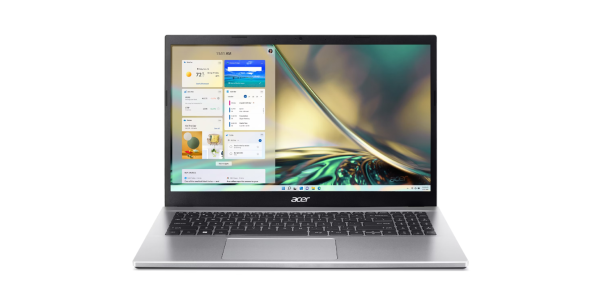 ACER NB ASPIRE A315-59-53SJ, 15.6" FHD 1920x1080, INTEL CPU 12TH GEN i5-1235U, 8GB RAM, SSD 512GB M.2. NVMe, INTEL IRIS XE GRAPHICS, WIN11HOME, SILVER, 2YW for Consumers/ 1YW for professionals. A315 59 53SJ first 1