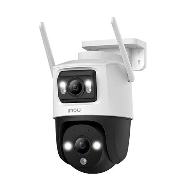 IMOU IP CAMERA CRUISER DUAL 6MP IPC-S7XP-6M0WED, OUTDOOR, DUAL CAMERA 3MP FIXED & 3MP MOTORIZED ROTATED PTZ CAMERA, H.265/H.264, 8X DIGITAL ZOOM,WIFI, ETHERNET, MICRO SD, MIC&SPEAKER, 2 WAY TALK, BUILT IN SIREN &SPOTLIGHT, DC12V, SMART TRACKING, 2YW. IPC S7XP 6M0WED 1 1