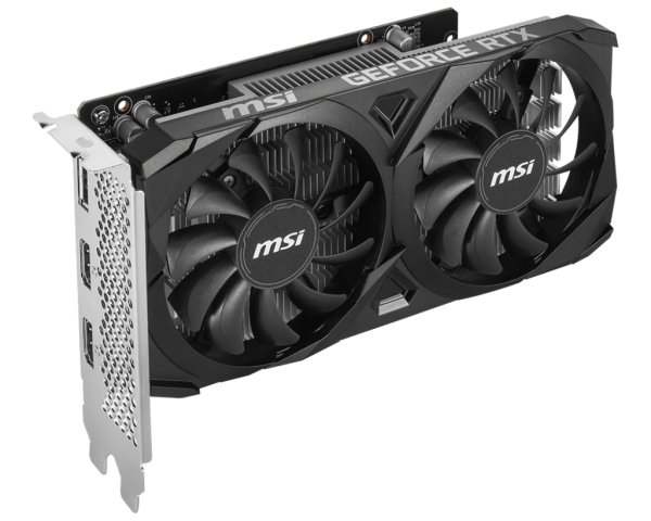 MSI VGA PCI-E NVIDIA GF RTX 3050 VENTUS 2X 6G OC, 6GB/96BIT, GDDR6, 2xHDMI/1xDISPLAY PORT, DUAL FAN, 2 SLOT FANSINK, 3YW. MSI 3050 VENTUS 2X 6G OC 1 1