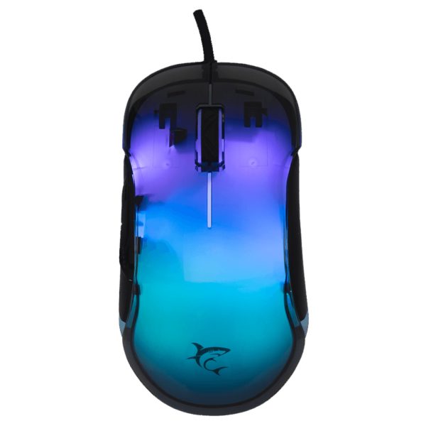 WHITE SHARK RGB WIRED GAMING MOUSE GM-5017 12800 DPI BLACK