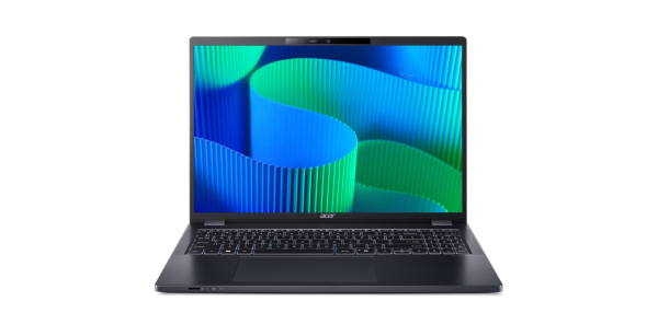 ACER NB TRAVELMATE P416-53-TCO-52LR, 16" WUXGA SLIMBEZEL IPS 1920x1200, INTEL CPU CORE ULTRA 5 125U, 16GB RAM DDR5, SSD 512GB M.2. PCI EXPRESS, INTEL GRAPHICS, WIN11 PRO, BLUE, 2YW. 03 05 535 310 first 1