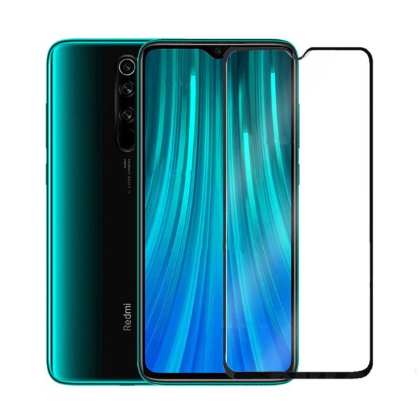 TechWave 5D Full Glue Tempered Glass for Xiaomi Redmi Note 8 black