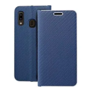 LUNA Book Carbon for SAMSUNG A20e blue