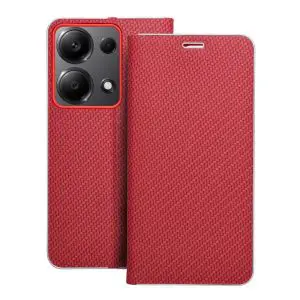 LUNA Book Carbon for XIAOMI Redmi Note 13 Pro 4G red