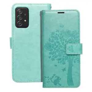 MEZZO Book case for SAMSUNG A52 5G / A52 LTE ( 4G ) / A52s 5G tree green