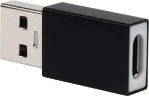 Powertech Μετατροπέας USB-A male σε USB-C female (CAB-UC024)