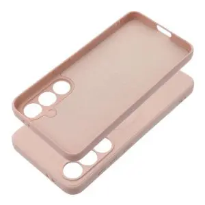 SILICONE MAG COVER case compatible with MagSafe for SAMSUNG S24 FE pink