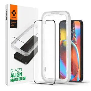 SPIGEN GLAS.tR ALIGNmaster FULL TEMPERED GLASS IPHONE 13 / 13 PRO black