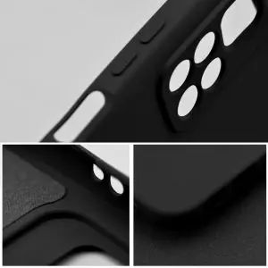 SILICONE case for XIAOMI Redmi Note 14 4G / 14 5G black