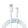BWOO Cable USB - USB-C 1m 3A White BO-X172C