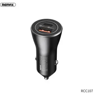 REMAX RCC107 φορτιστής ταξιδίου 2xUSB, QC+Power Delivery, 36W, μαύρο