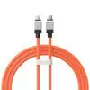 Baseus CAKW000207 CoolPlay καλώδιο USB-C σε USB-C, 1μ 100W, πορτοκαλί