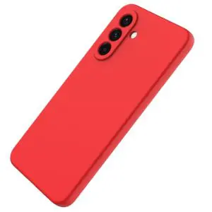 TechWave Soft Silicone case for Samsung Galaxy A26 5G red