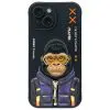 NIMMY case COOL&CUTE 2.0 Monkey for IPHONE 15 black