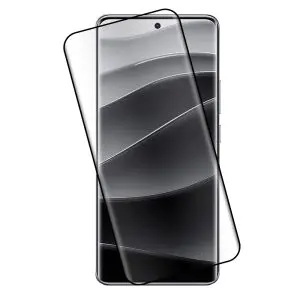 TechWave 5D Full Glue Tempered Glass for Xiaomi Redmi Note 14 Pro 5G black