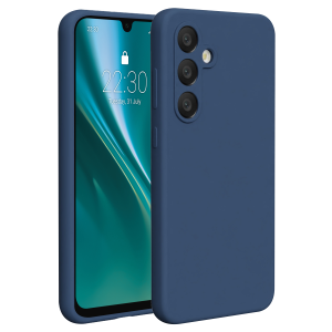 TechWave Soft Silicone case for Samsung Galaxy A56 5G navy blue