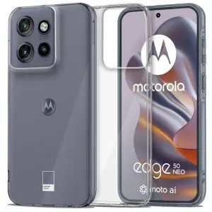 TechWave Ultra Slim 0.5mm back case for Motorola Edge 50 Neo transparent