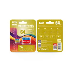 XO microSDHC κάρτα μνήμης 64GB, class 10 , κίτρινο