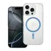 Drop Glue Colorful Ring Mag Cover compatible with MagSafe for IPHONE 15 PRO MAX light blue