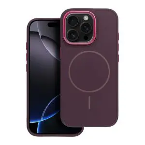 FRAME MAG COVER Case compatible with MagSafe for IPHONE 16 purple