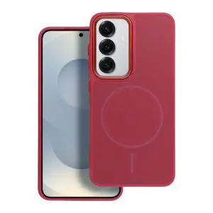 FRAME MAG COVER Case compatible with MagSafe for SAMSUNG S25 PLUS magenta