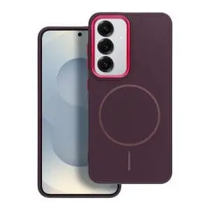 FRAME MAG COVER Case compatible with MagSafe for SAMSUNG S25 purple