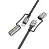 HOCO cable All-in-one Type C / Lightning to Type C / Cigarette lighter PD 3A 60W U138 1