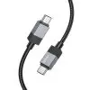 HOCO cable Type C to Type C 3A 60W X110 1 m black
