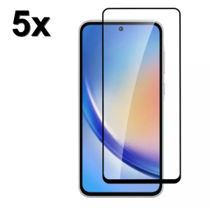 TechWave 5D Full Glue Tempered Glass for Samsung Galaxy A36 5G black (Σετ 5 τεμαχίων - bulk)