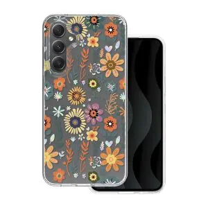 TechWave Deco case for Samsung Galaxy S23 FE flowers