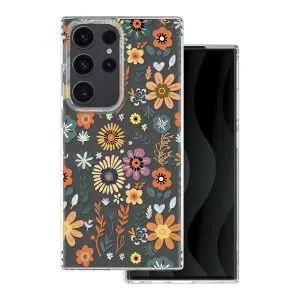 TechWave Deco case for Samsung Galaxy S23 Ultra flowers