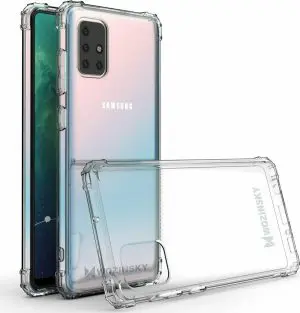 Anti Shock Durable Back Cover Σιλικόνης Διάφανο (Galaxy A71)