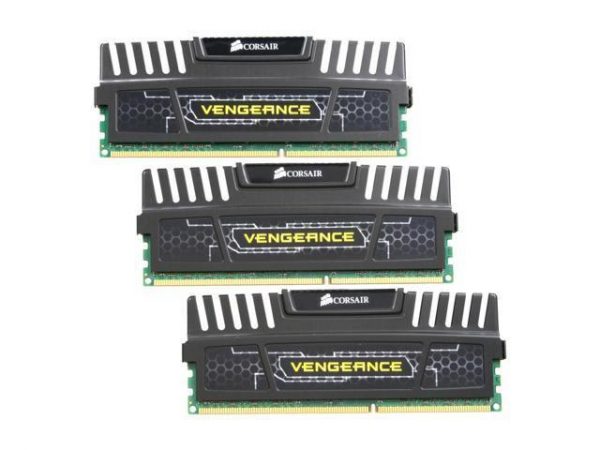 CORSAIR RAM DIMM XMS3 KIT 3x4GB CMZ12GX3M3A1600C9, DDR3, 1600MHz, LATENCY 9-9-9-24, XMP, 1.5V, VENGEANCE, LTW. s l640 1 1