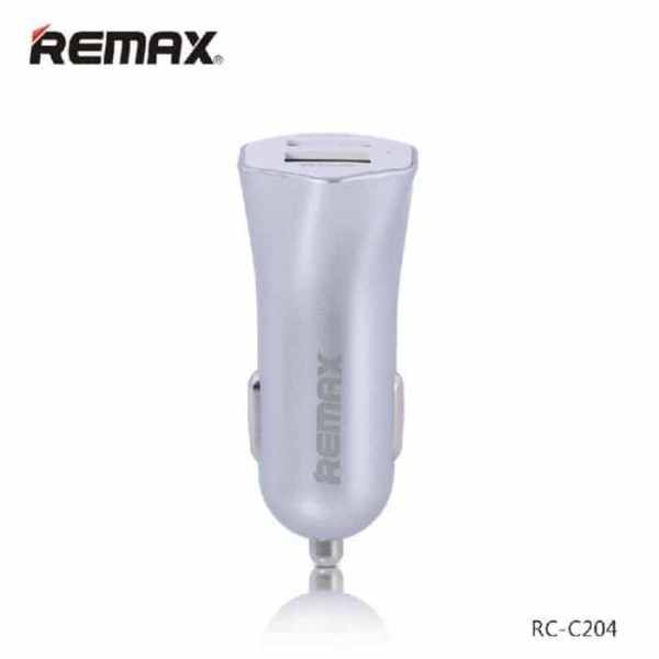 Car Charger Remax 2.4A USBx2 Silver RCC204 230187 1