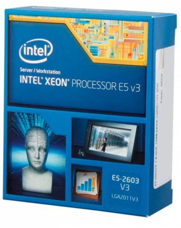 INTEL CPU XEON DP E5-2603-V3, 6C/6T, 1.60GHz (BX80644E52603V3) 2603 1