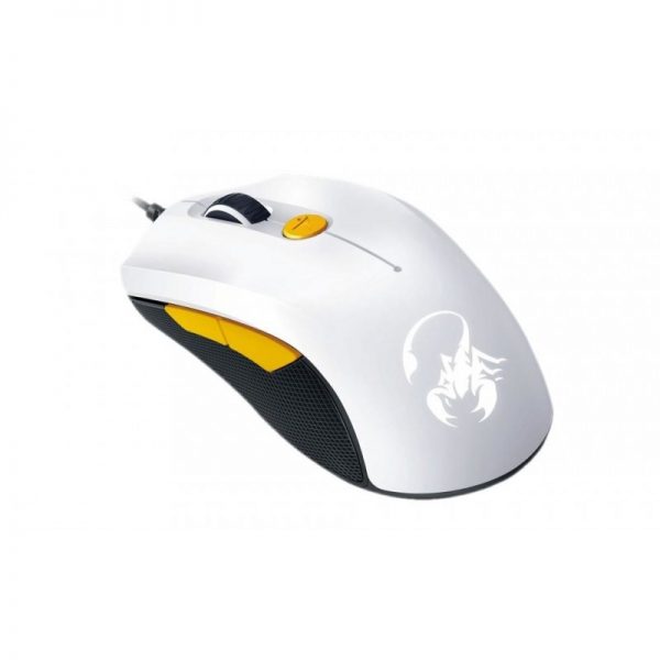GENIUS MOUSE SCORPION M6-600, WIRED, USB, OPTICAL, GAMING, WHITE/ORANGE, 2YW. GENIUS MOUSE SCORPION M6 600 1