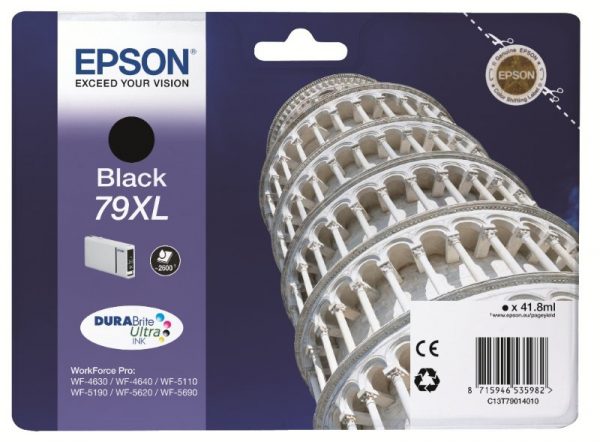 EPSON Cartridge Black 79XL C13T79014010 185 25 ET79014010 1